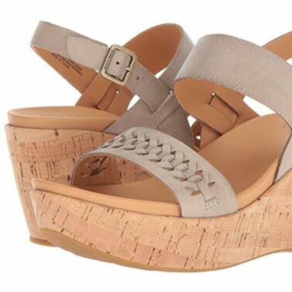 Kork-Ease Shoes - Kork Ease $145 Gray Eggshell Austin Braid Wedge 11
